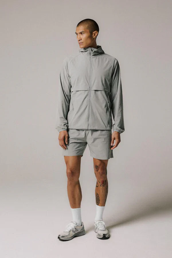 Condition Everyday Nylon Windbreaker - Mid Grey - Image 3