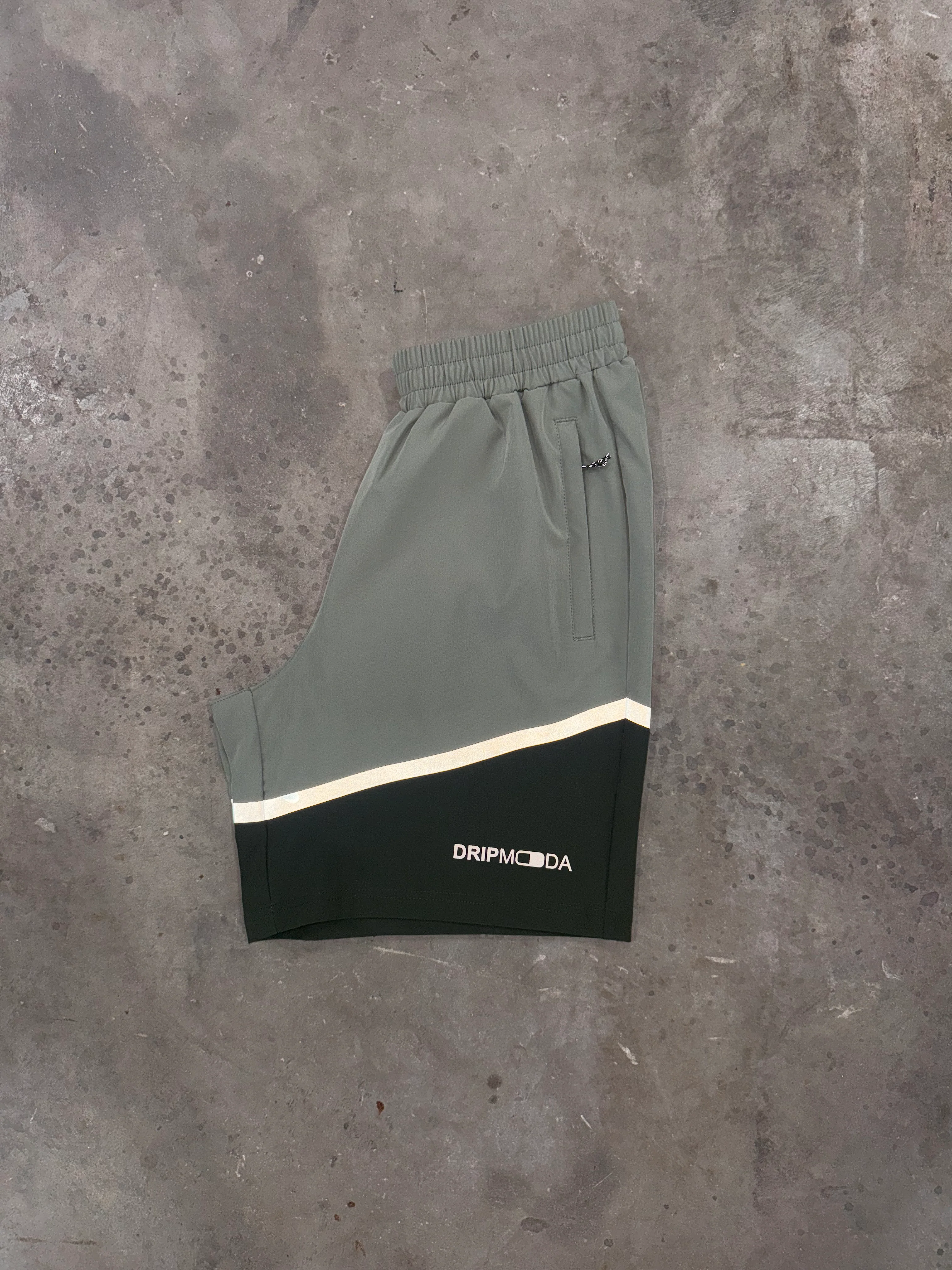 Dripmoda Elevate Olive Set - Jacket / Short - Image 3