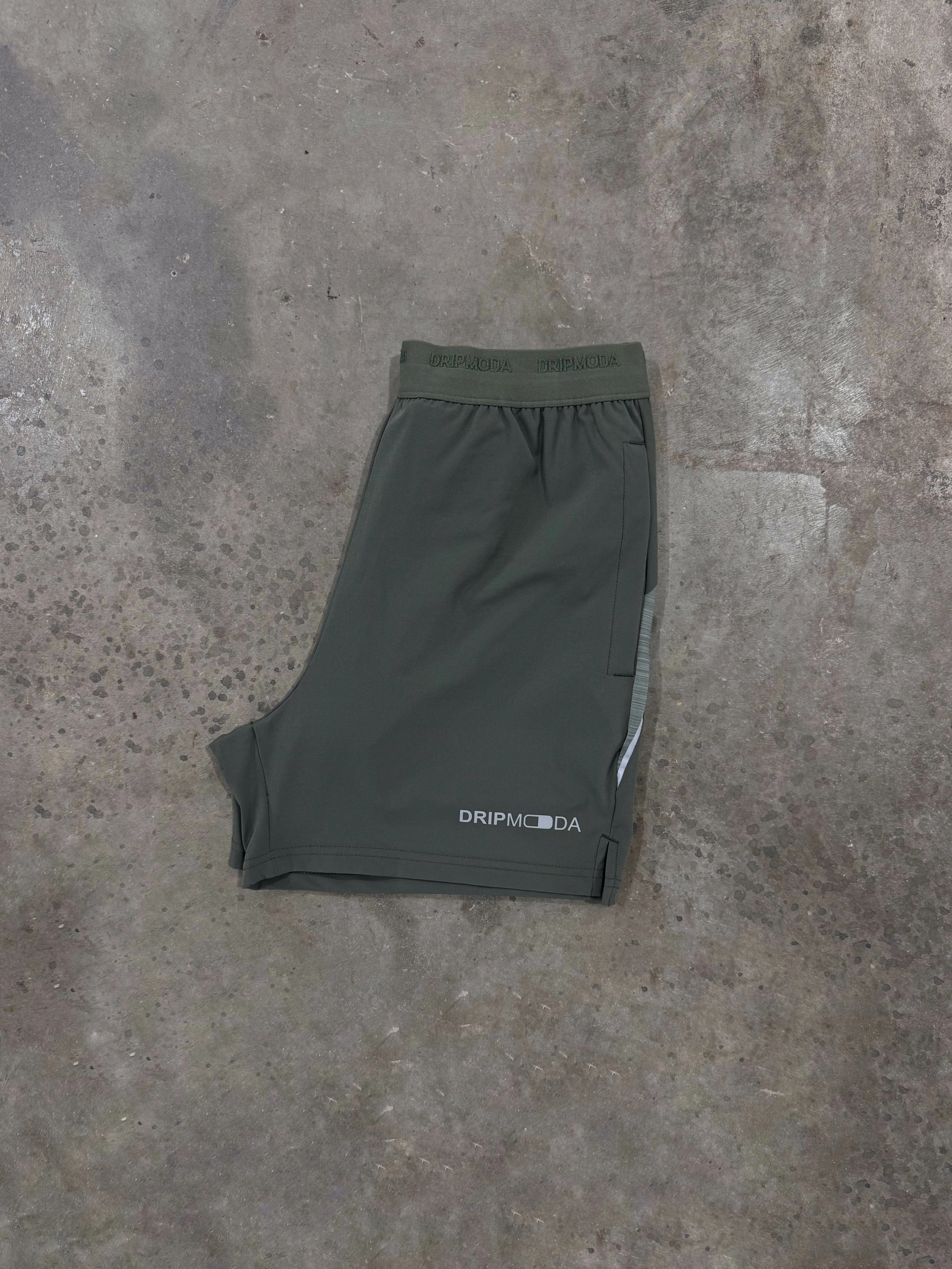 DripModa Panel Agave Set - T Shirt / Short - Image 3