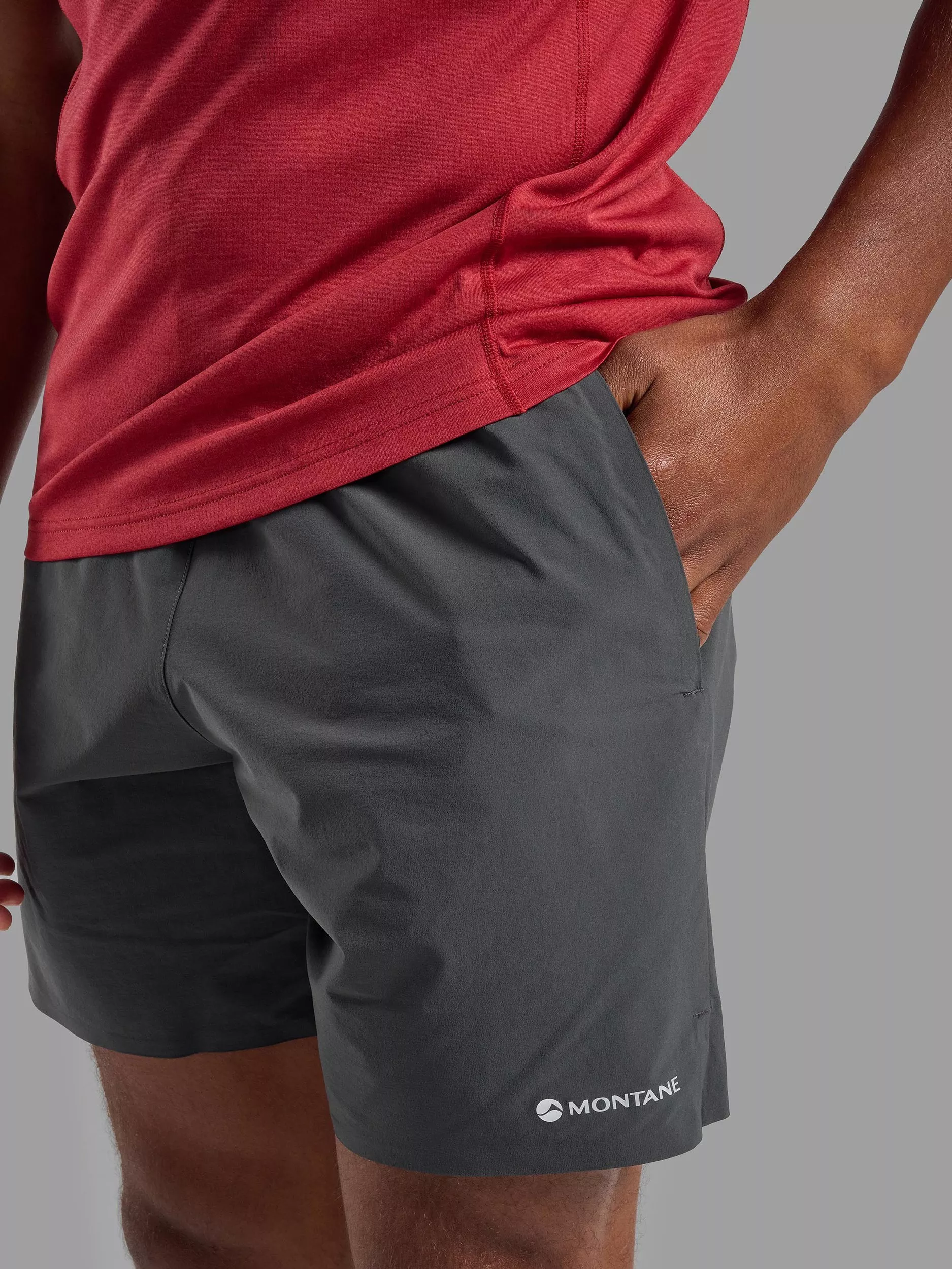 Montane Dual Mountain Grey Set - T Shirt / Short - Image 3