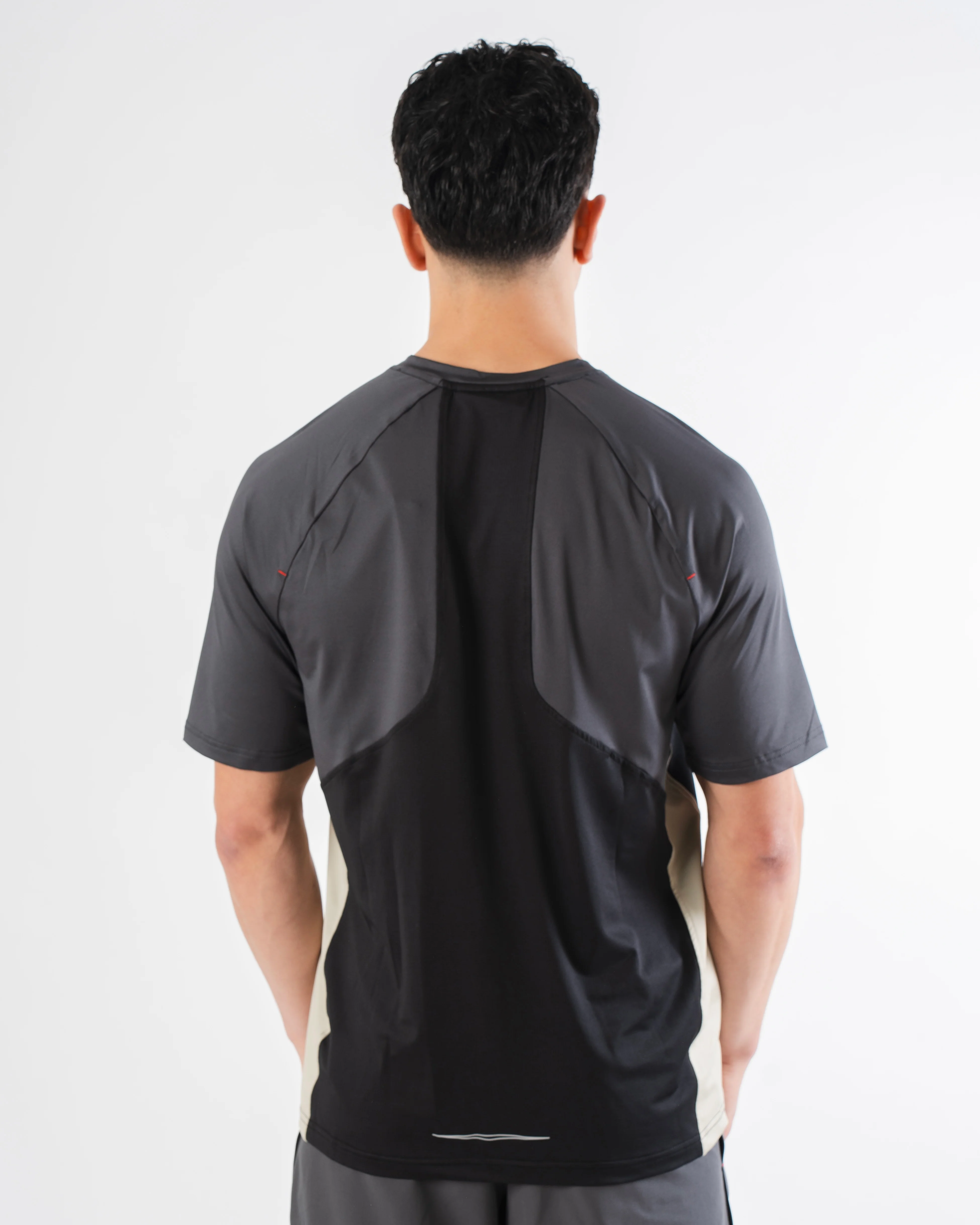 Monterrain Vault Woven T Shirt - Black / Fossil - Image 4