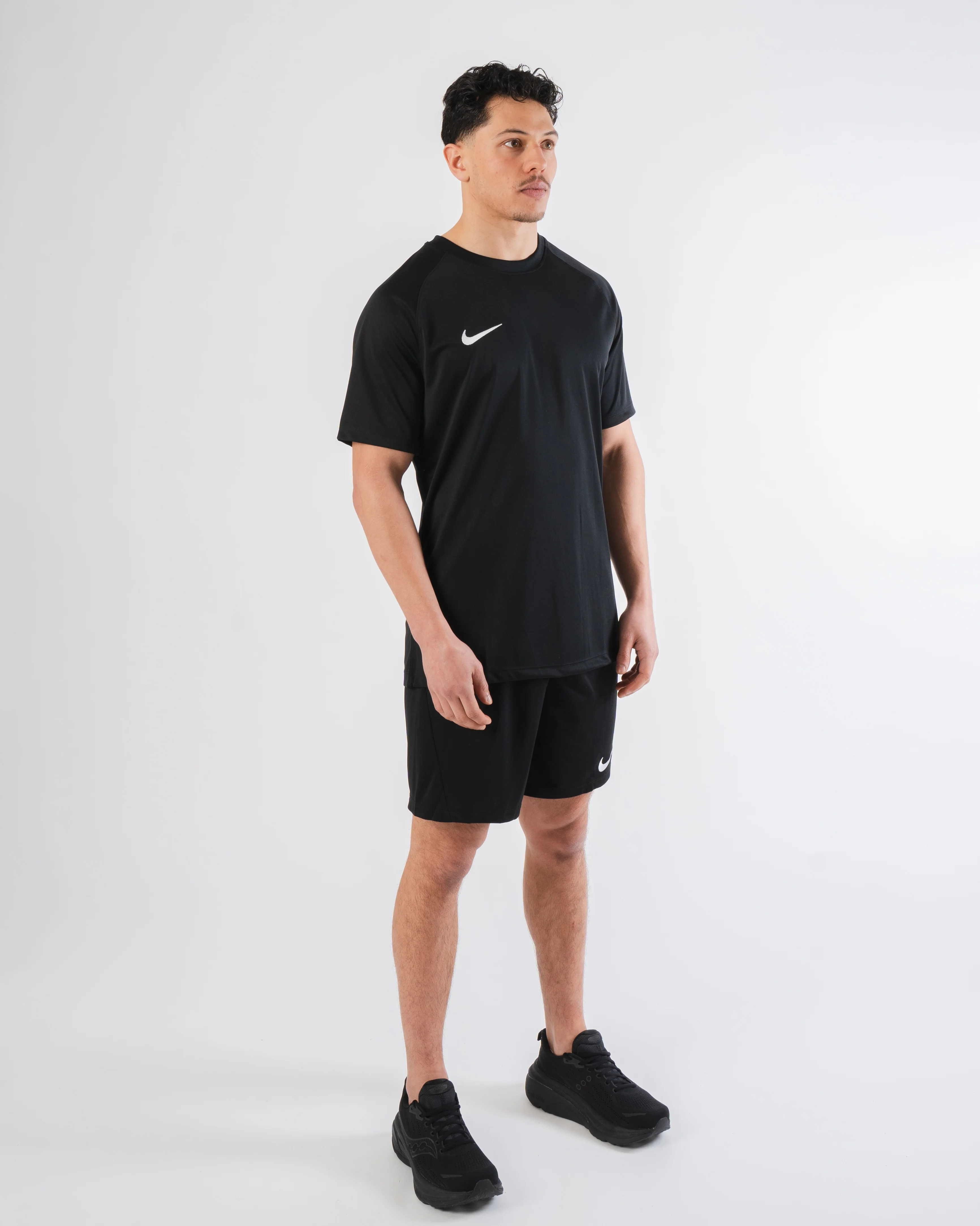 Nike Dri Fit Black Set - T Shirt / Short - Image 3