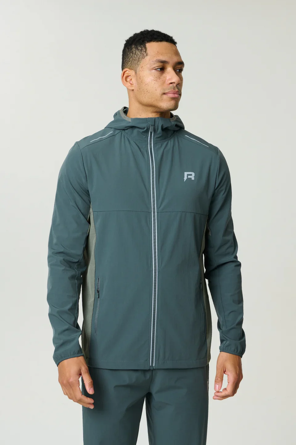 Reprimo Clima Shell Jacket - Dark Moss / Khaki - Image 2