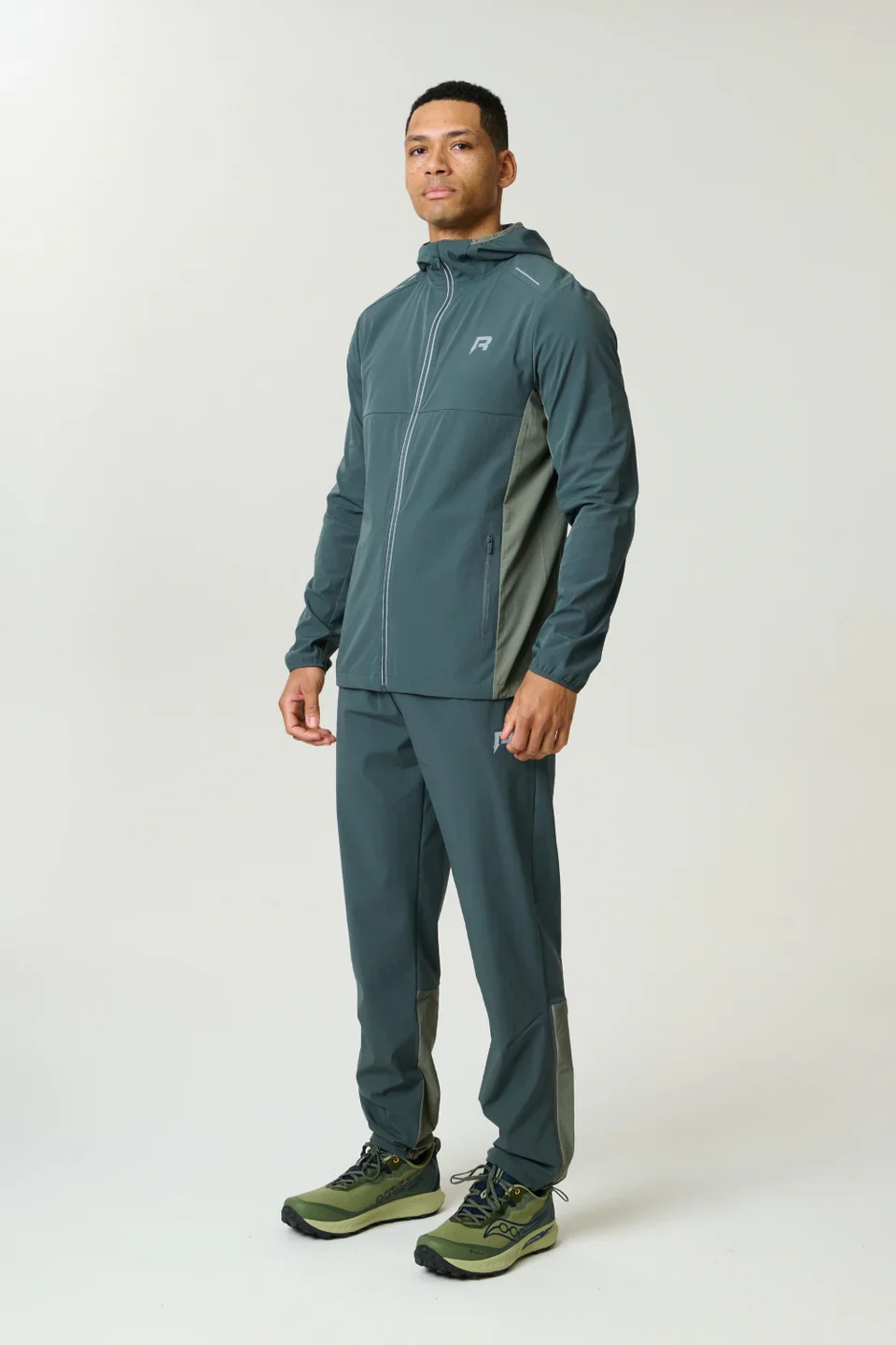Reprimo Clima Shell Jacket - Dark Moss / Khaki - Image 5