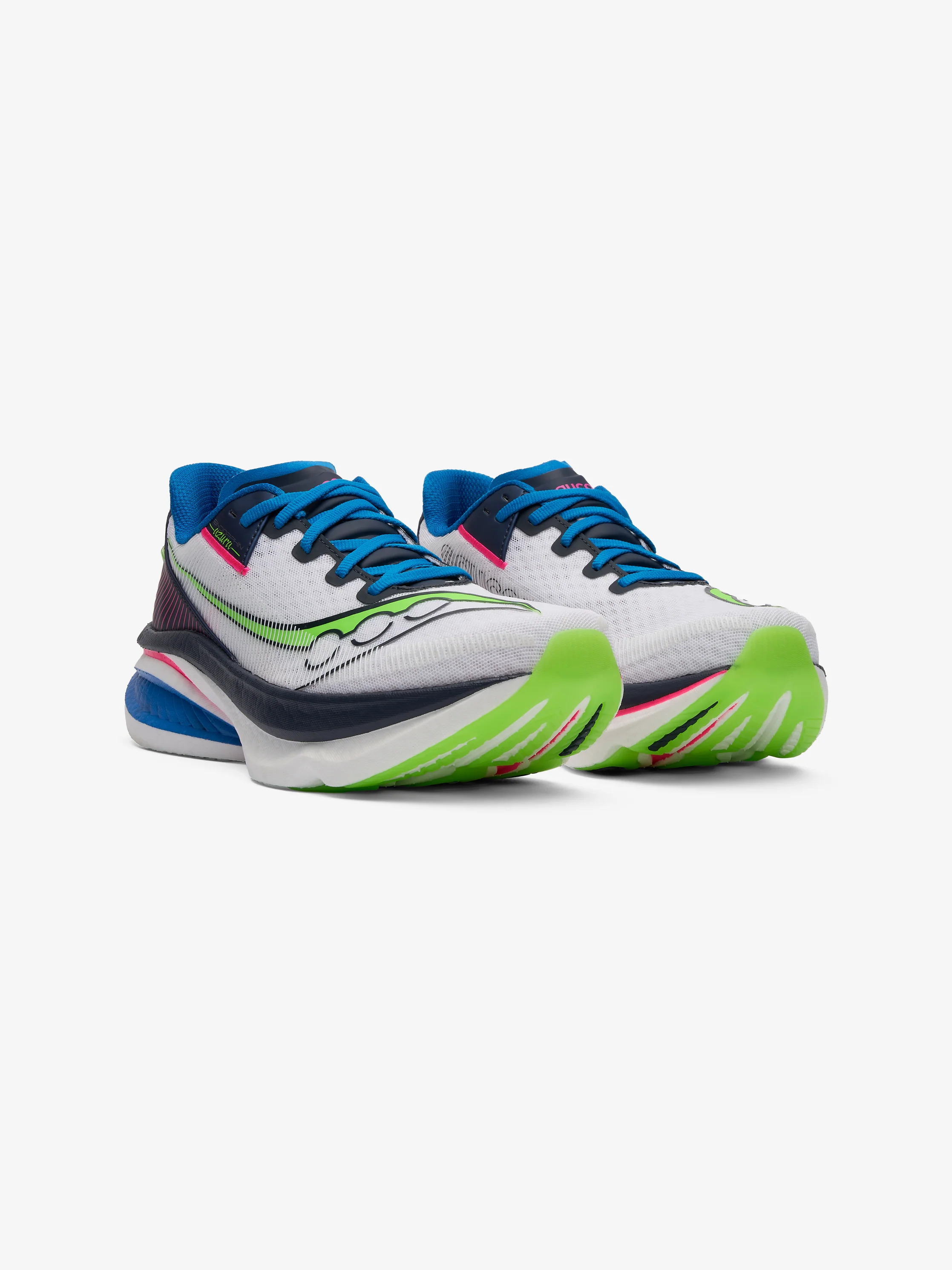 Saucony Endorphin Azura Trainer - White / Navy - Image 2