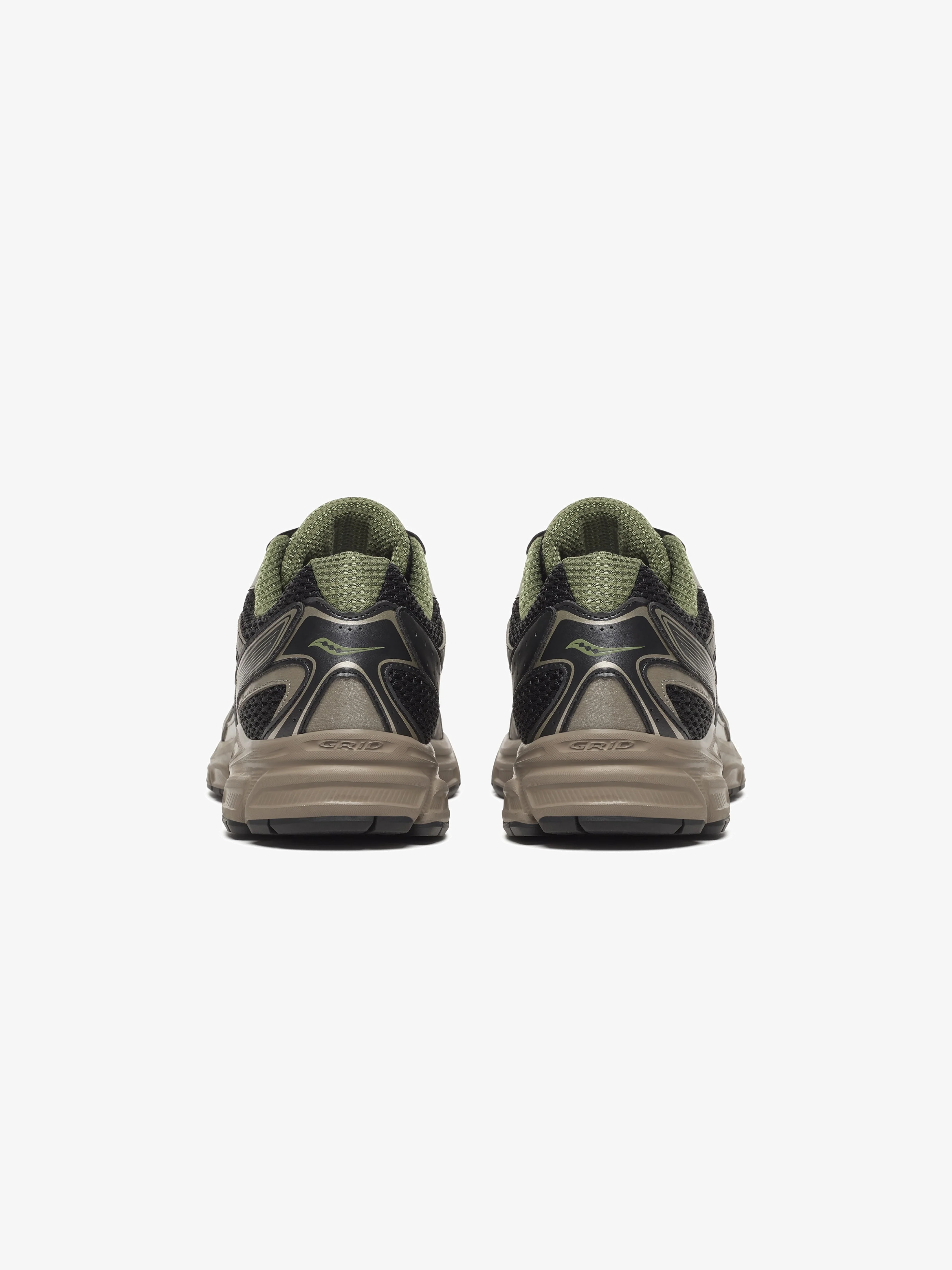 Saucony Ride Millennium Trainer - Black / Olive - Image 3