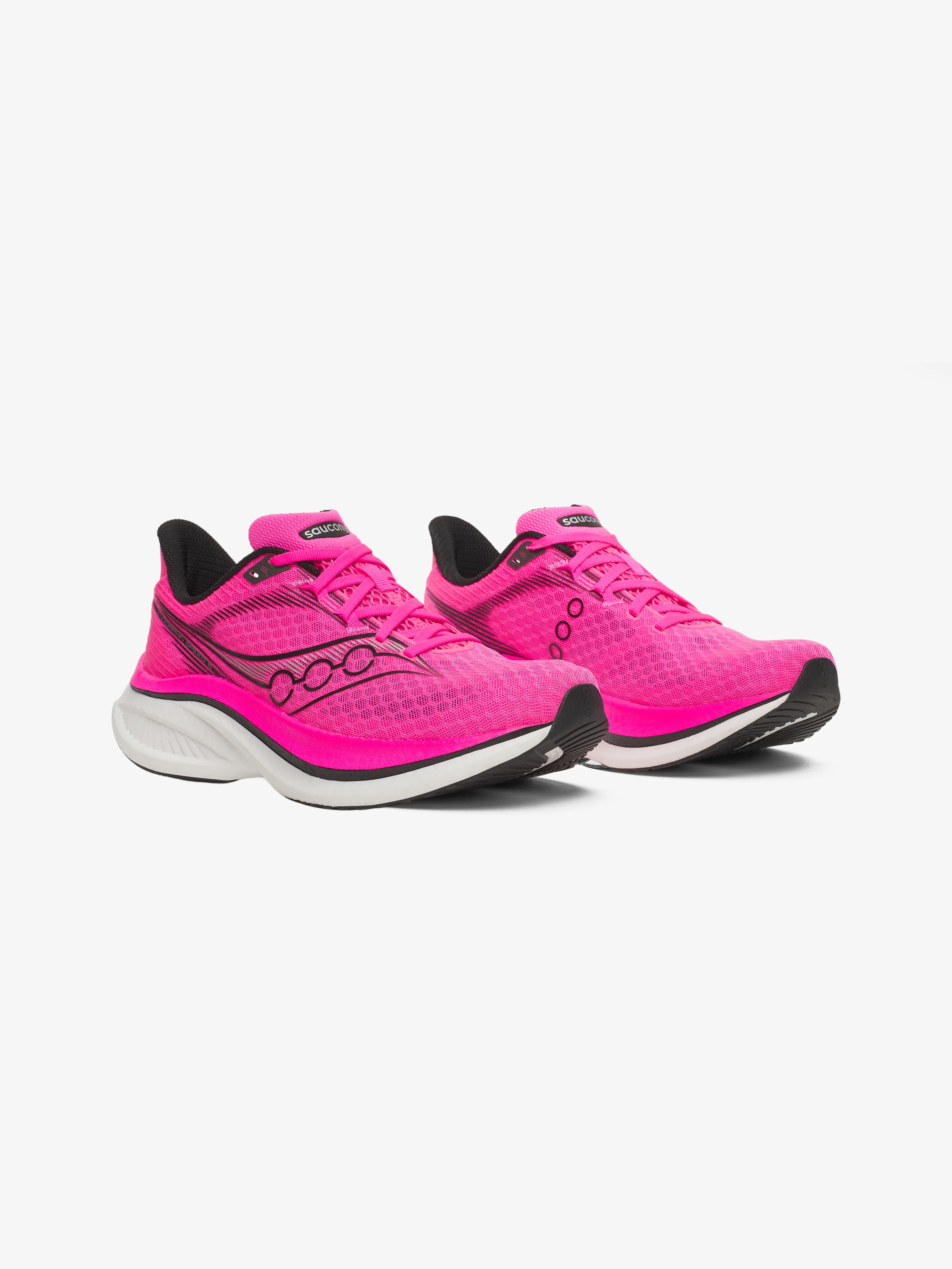 Saucony Speed 5 Trainer - Shock / Black - Image 2