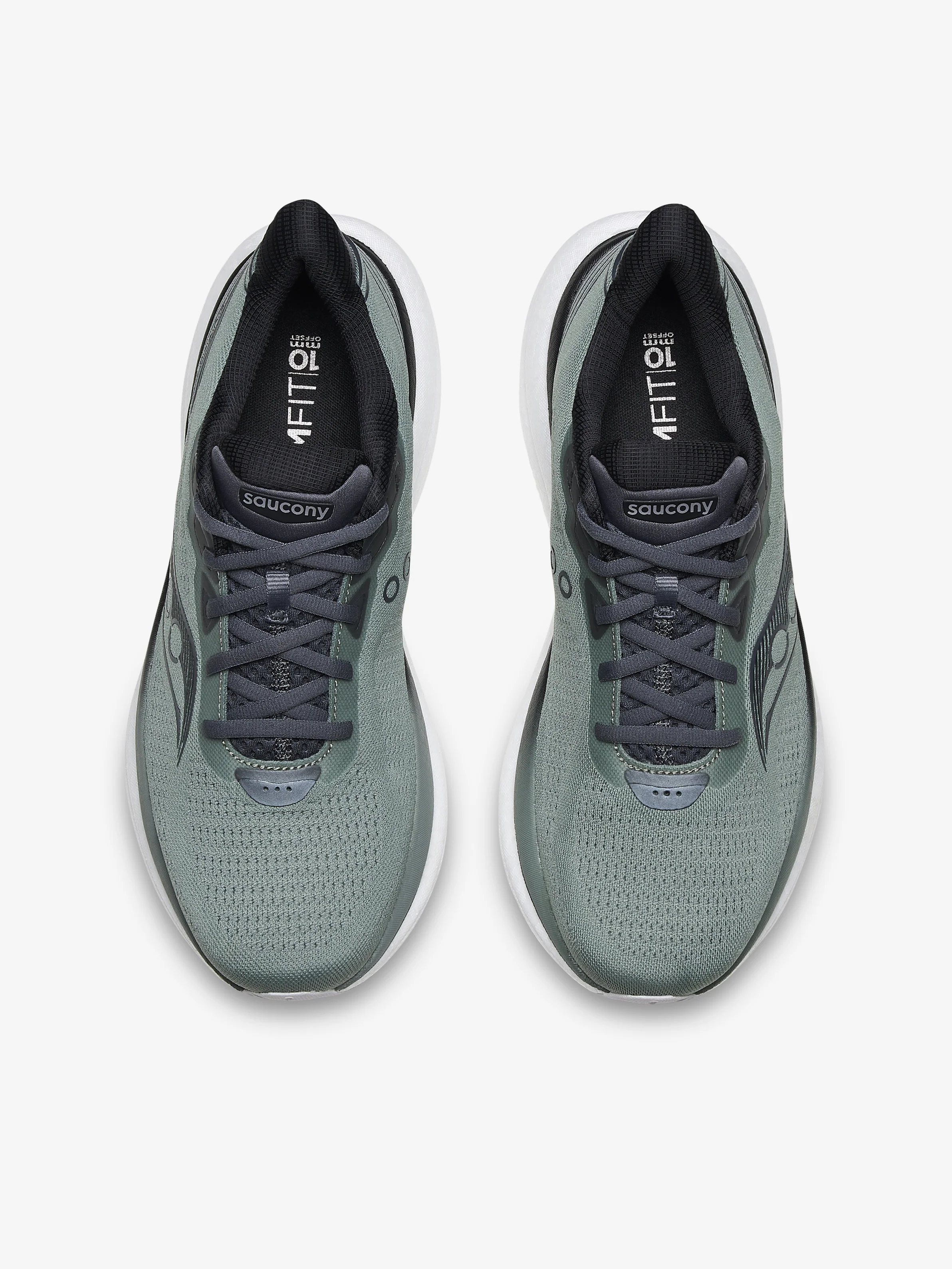 Saucony Triumph 23 Trainer - Iceburg / Carbon - Image 3