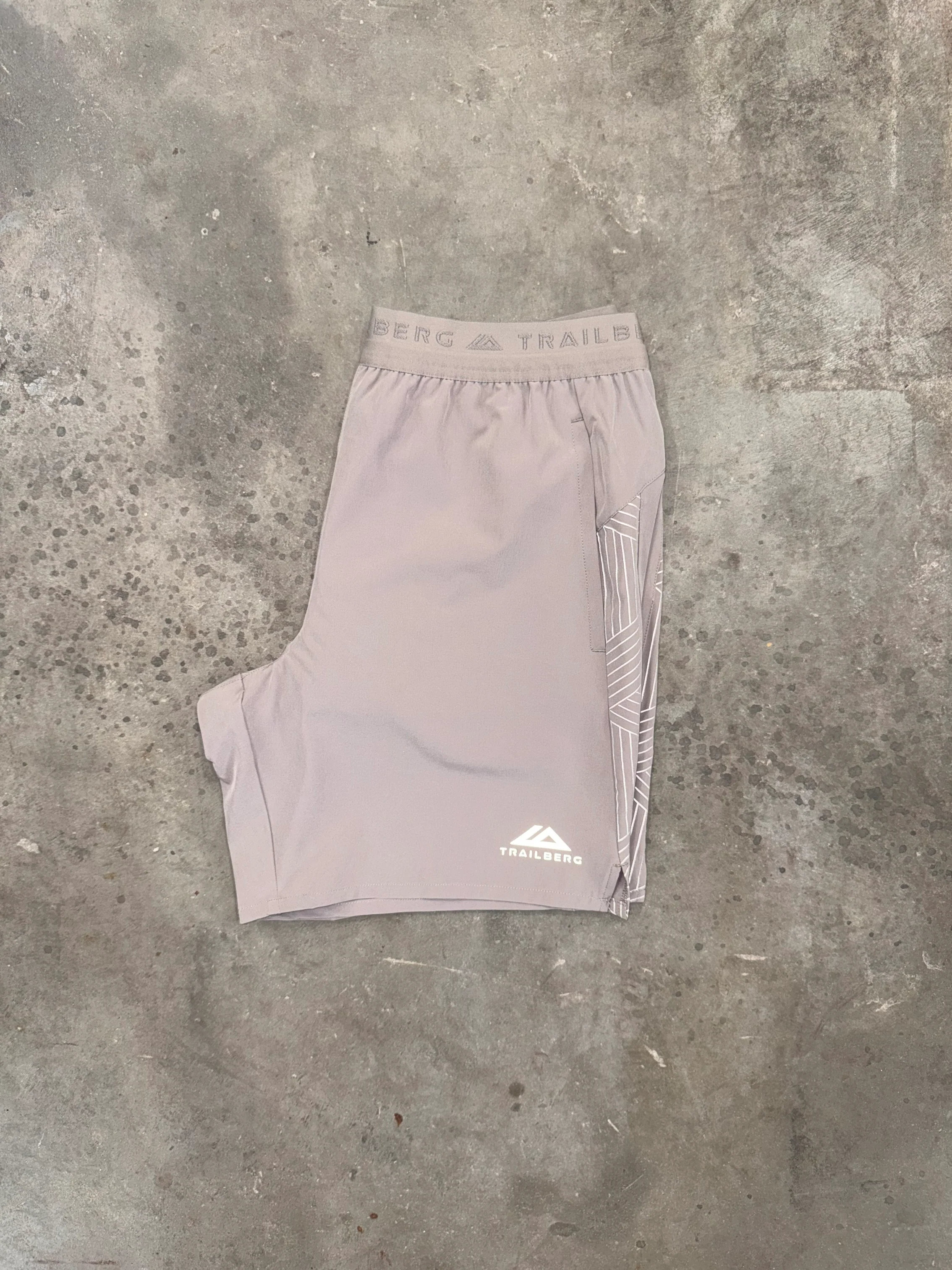 Trailberg Axis Jacquard Short - Moon Rock