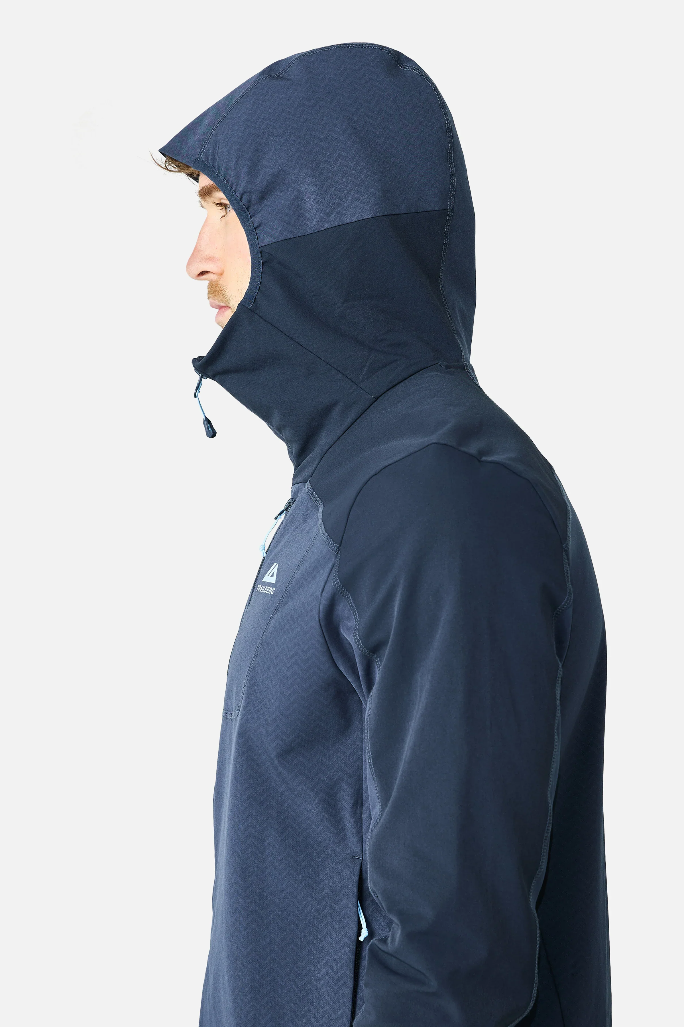 Trailberg Caldera Grid Fleece Jacket - Deep Ocean - Image 5