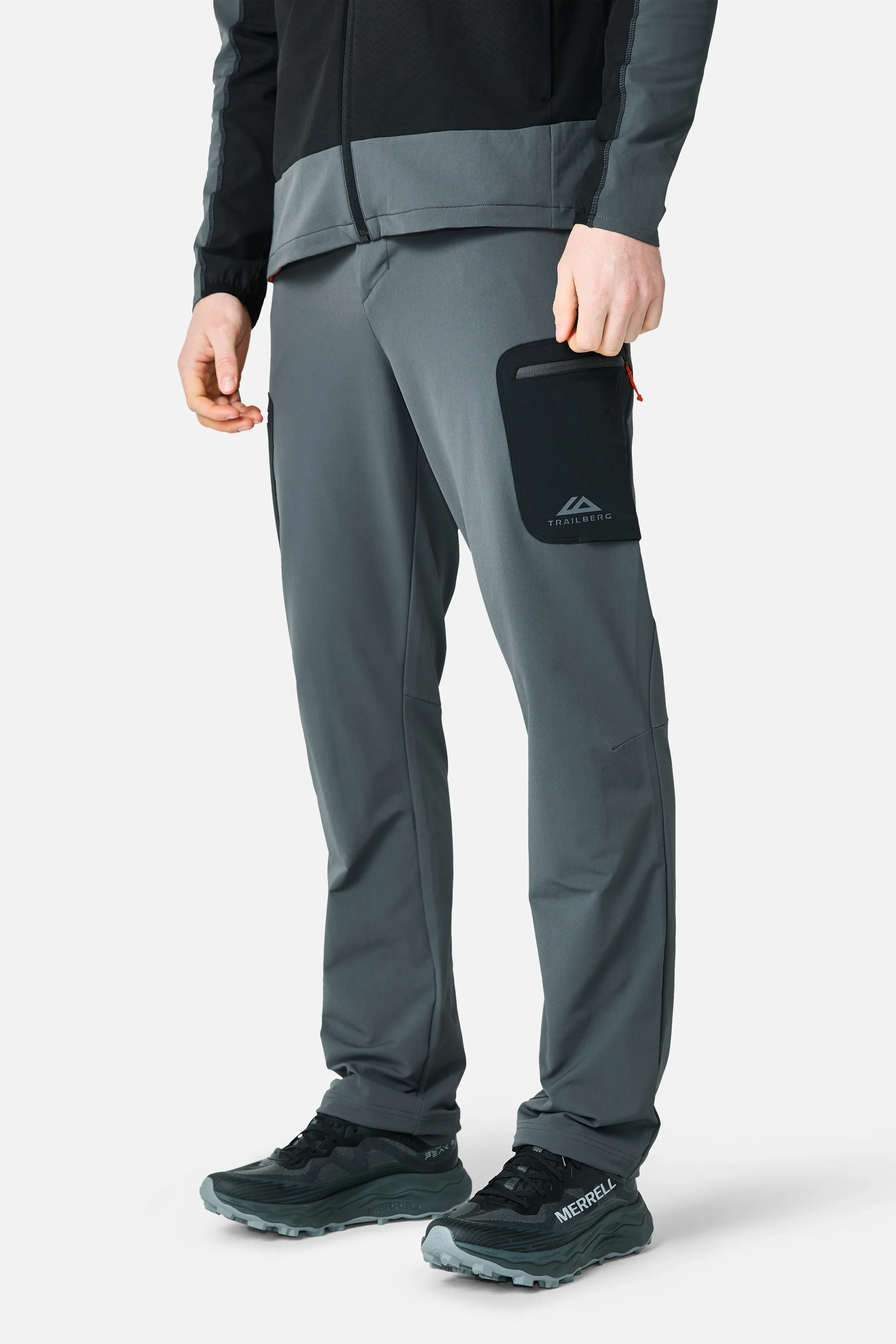 Trailberg Caldera Outdoor Pant - Black / Volcano - Image 2