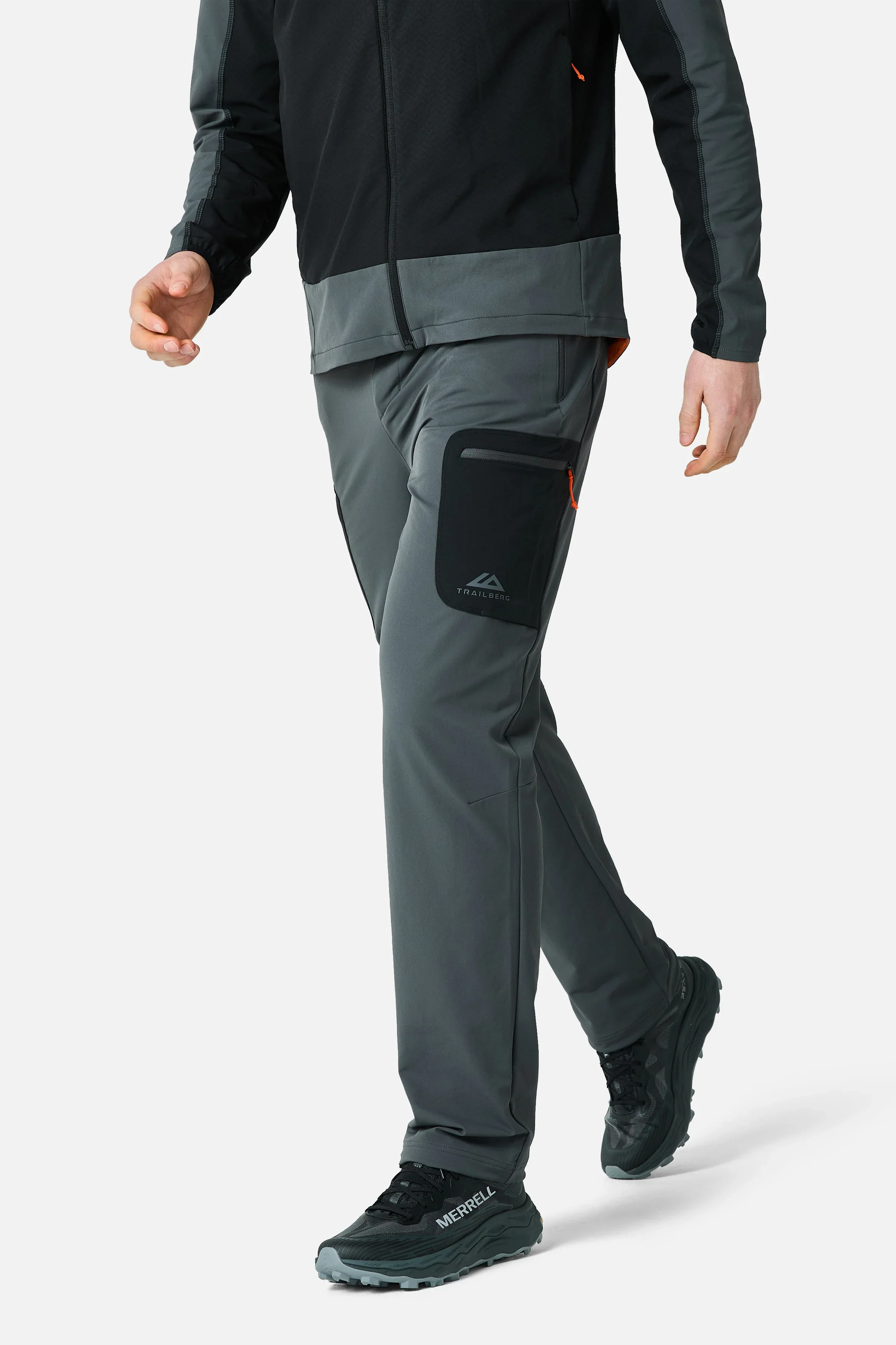 Trailberg Caldera Outdoor Pant - Black / Volcano - Image 4