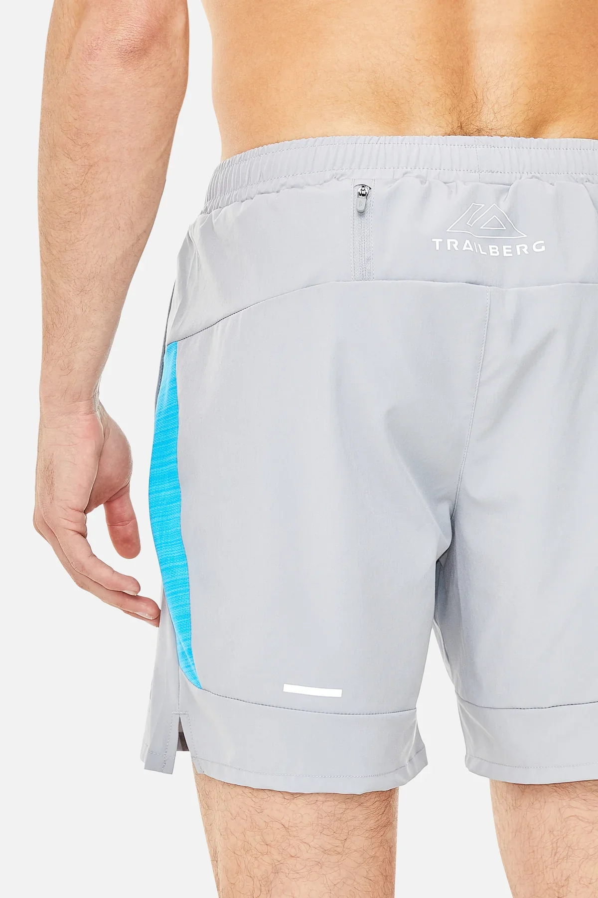 Trailberg Cloud SS25 Short - Grey / Atomic Blue - Image 4