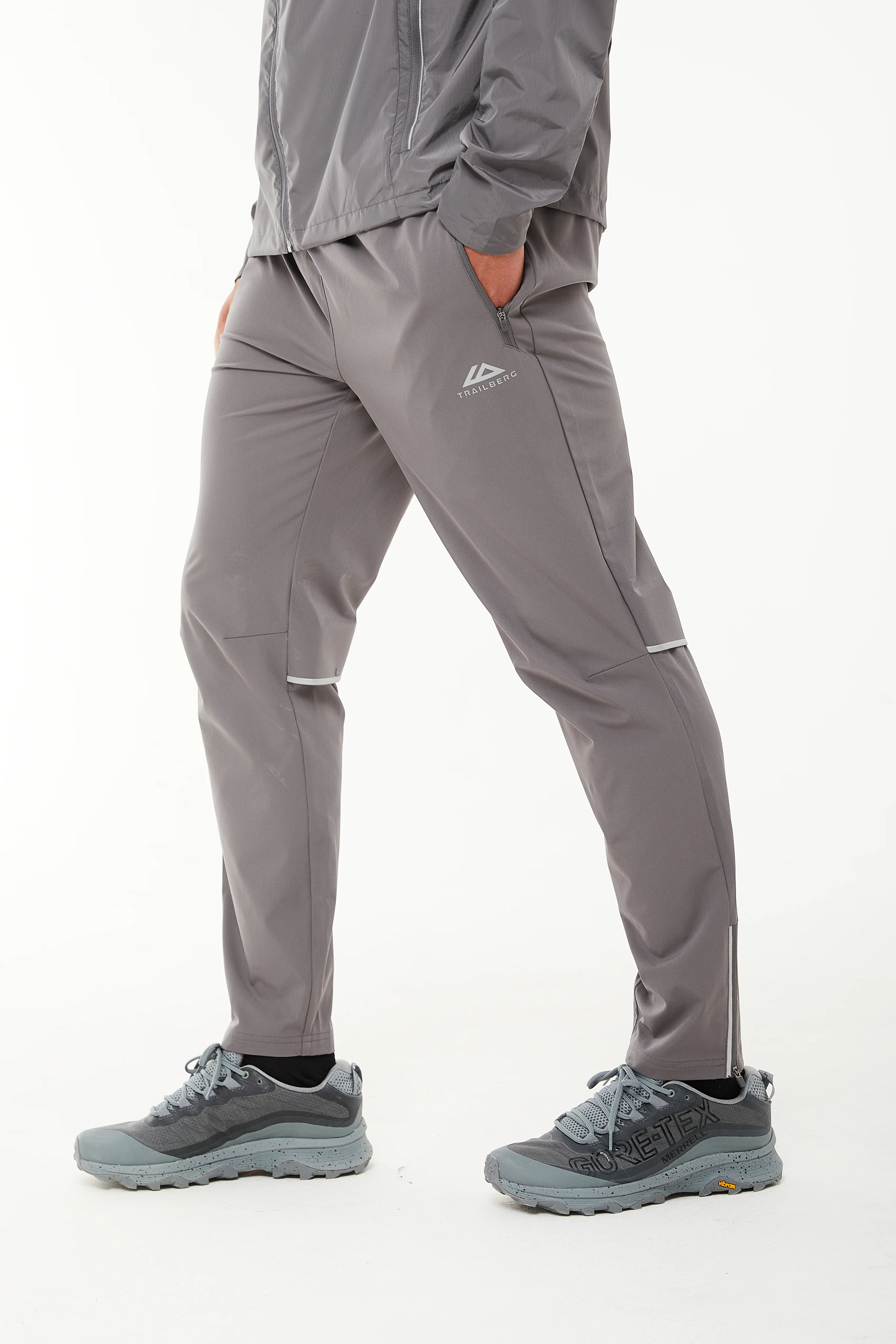 Trailberg Dimension Pant - Irongate / Orange - Image 3