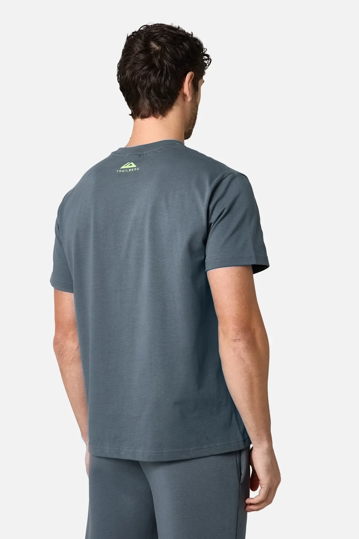 Trailberg Fraction Cotton T Shirt - Storm Grey - Image 4