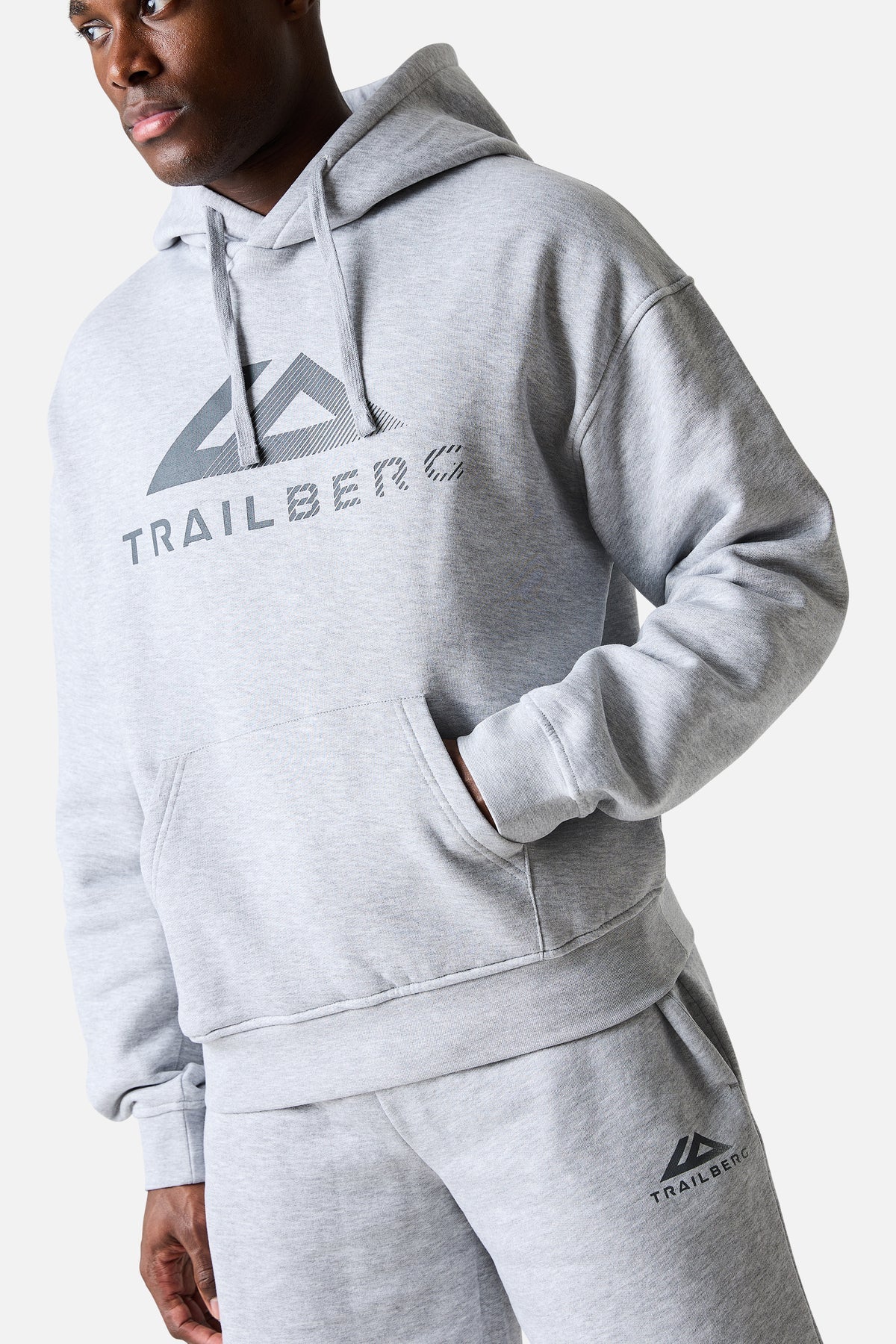 Trailberg Fraction Hoodie - Marl Grey - Image 5