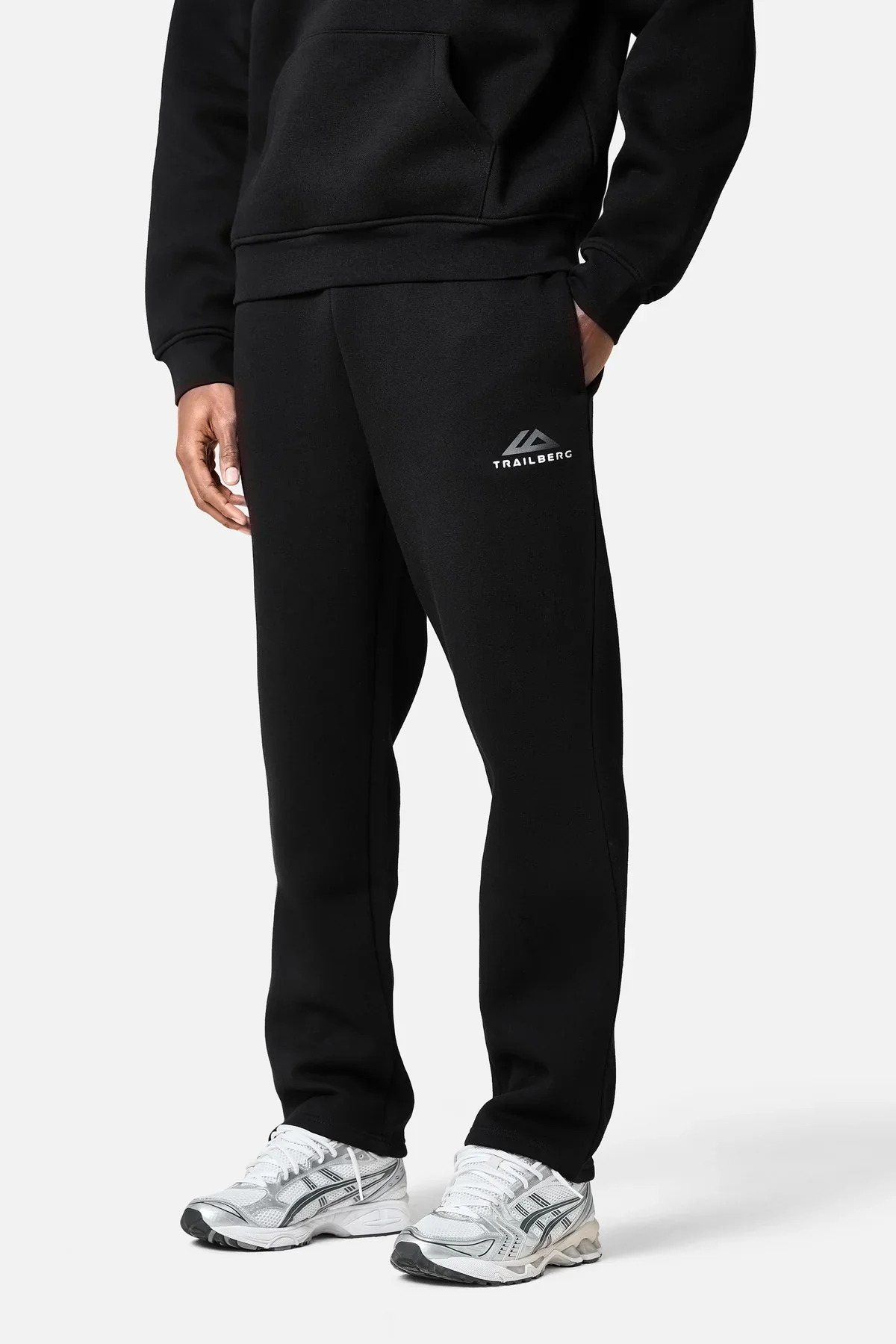Trailberg Fraction Straight Leg Jogger - Black - Image 2