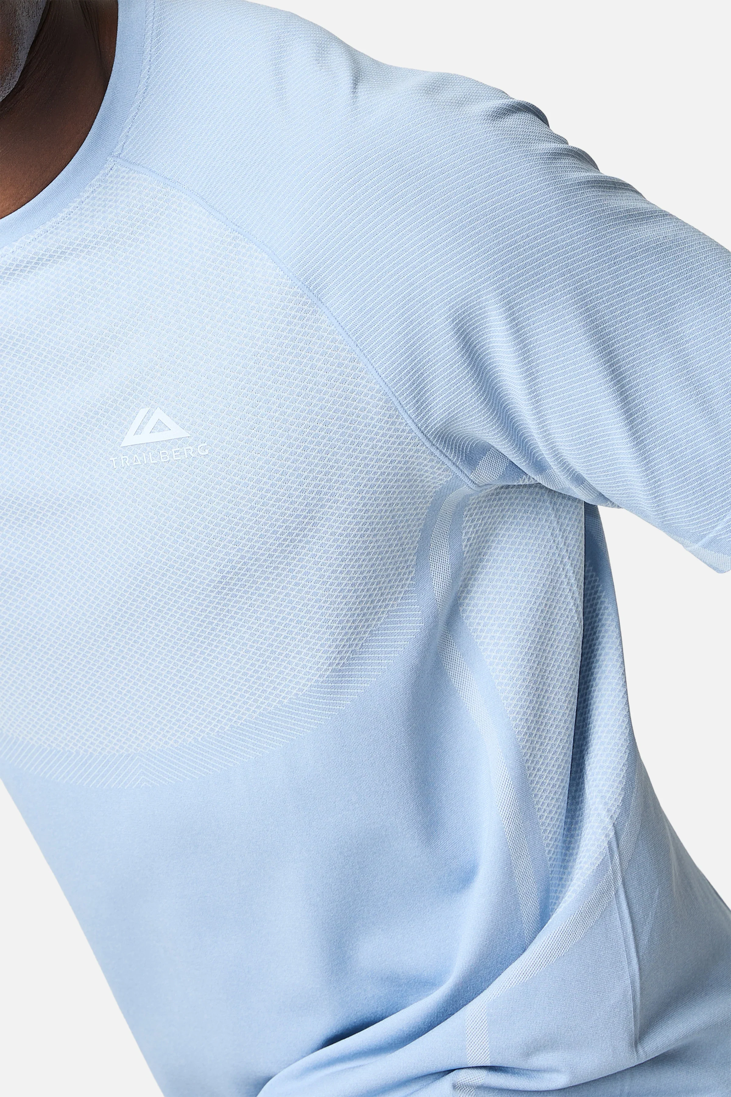 Trailberg Fusion Seamless T Shirt - Dune Blue - Image 3