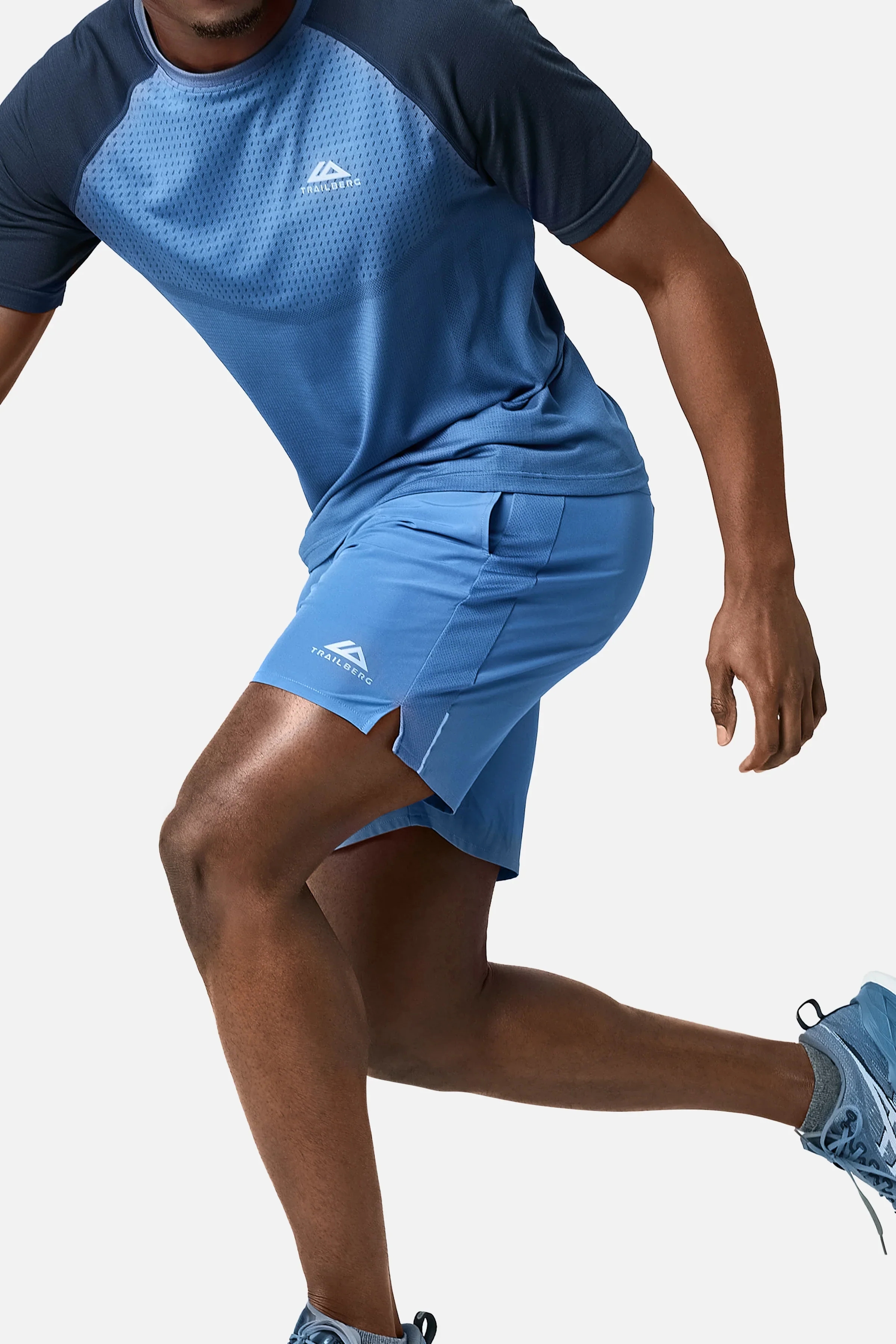 Trailberg Voltage Blue Rapid Dash Seamless Set - T Shirt / Short - Image 3