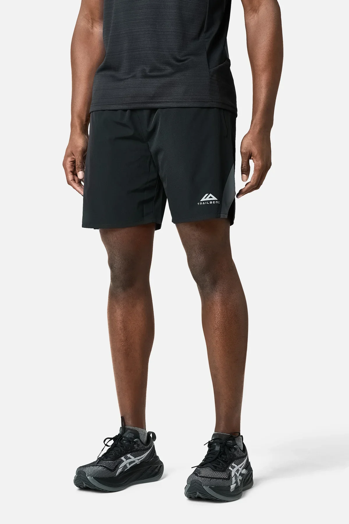 Trailberg SS26 Cloud Short - Black / Volcano Grey - Image 2