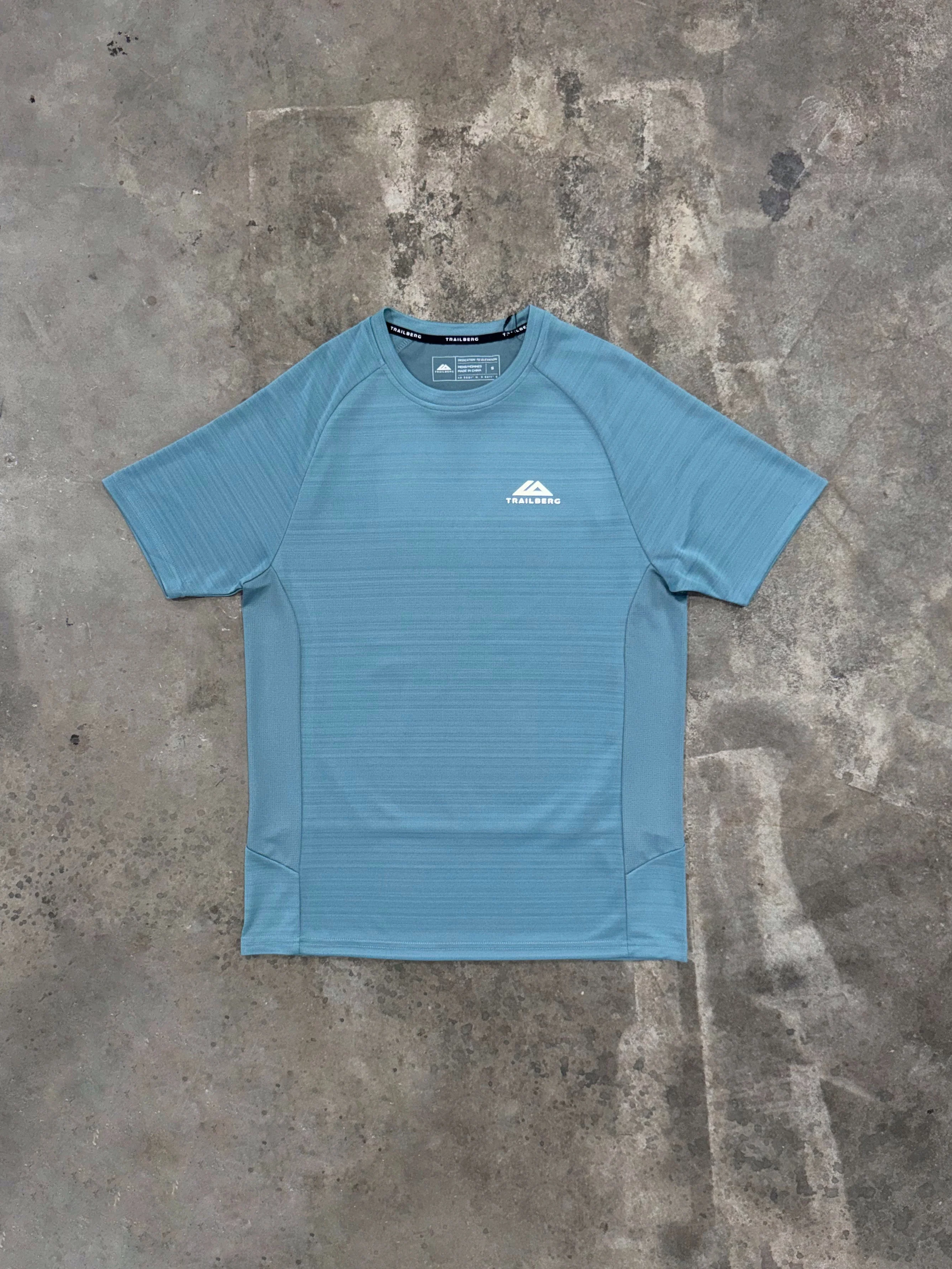Trailberg SS26 Cloud T Shirt - Frosted Denim