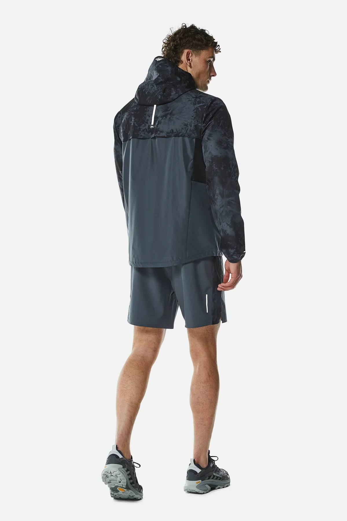 Trailberg Tie Dye Short - Iron Grey / Black - Image 3