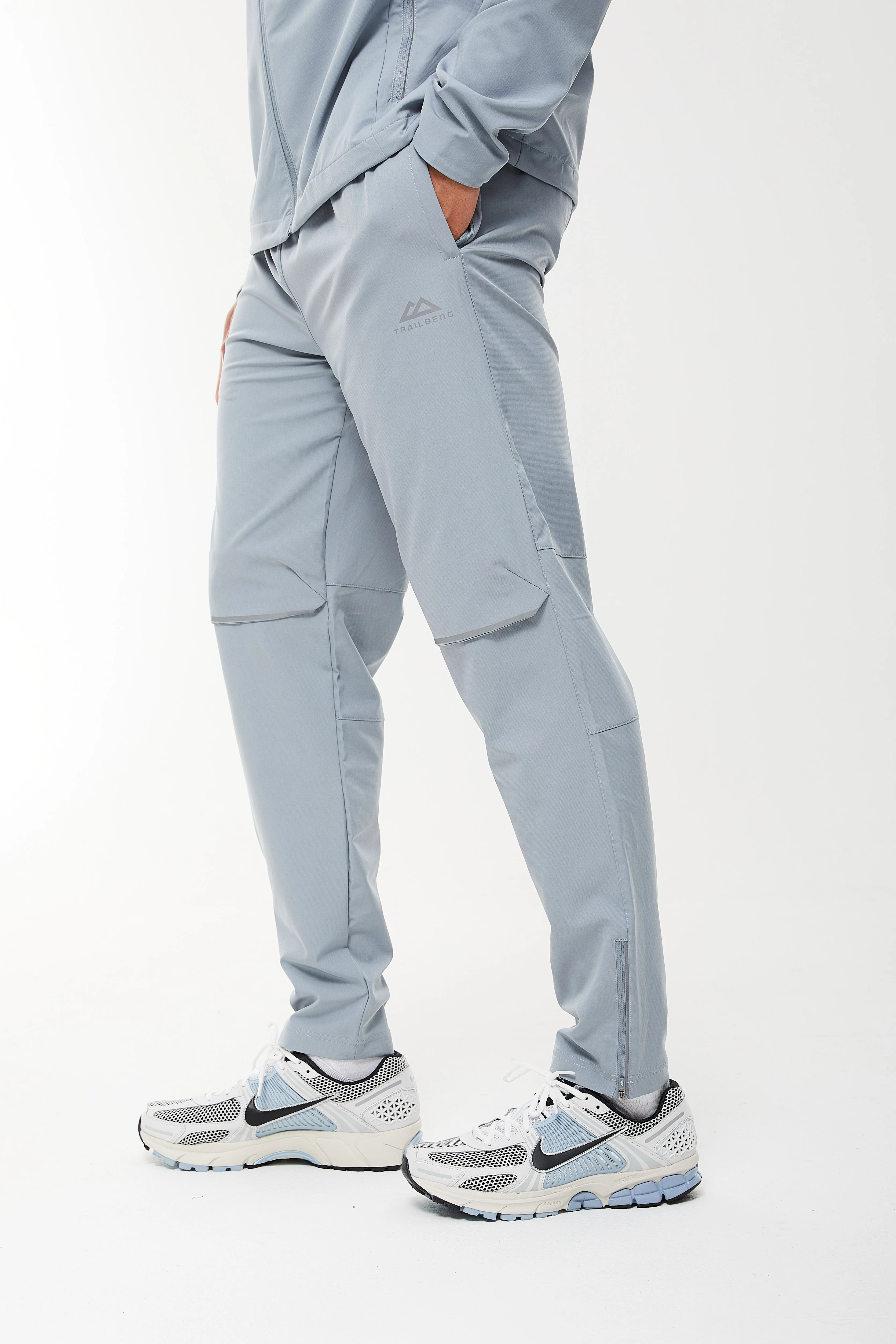 Trailberg Vertigo Pant - Grey / Sky Blue - Image 2