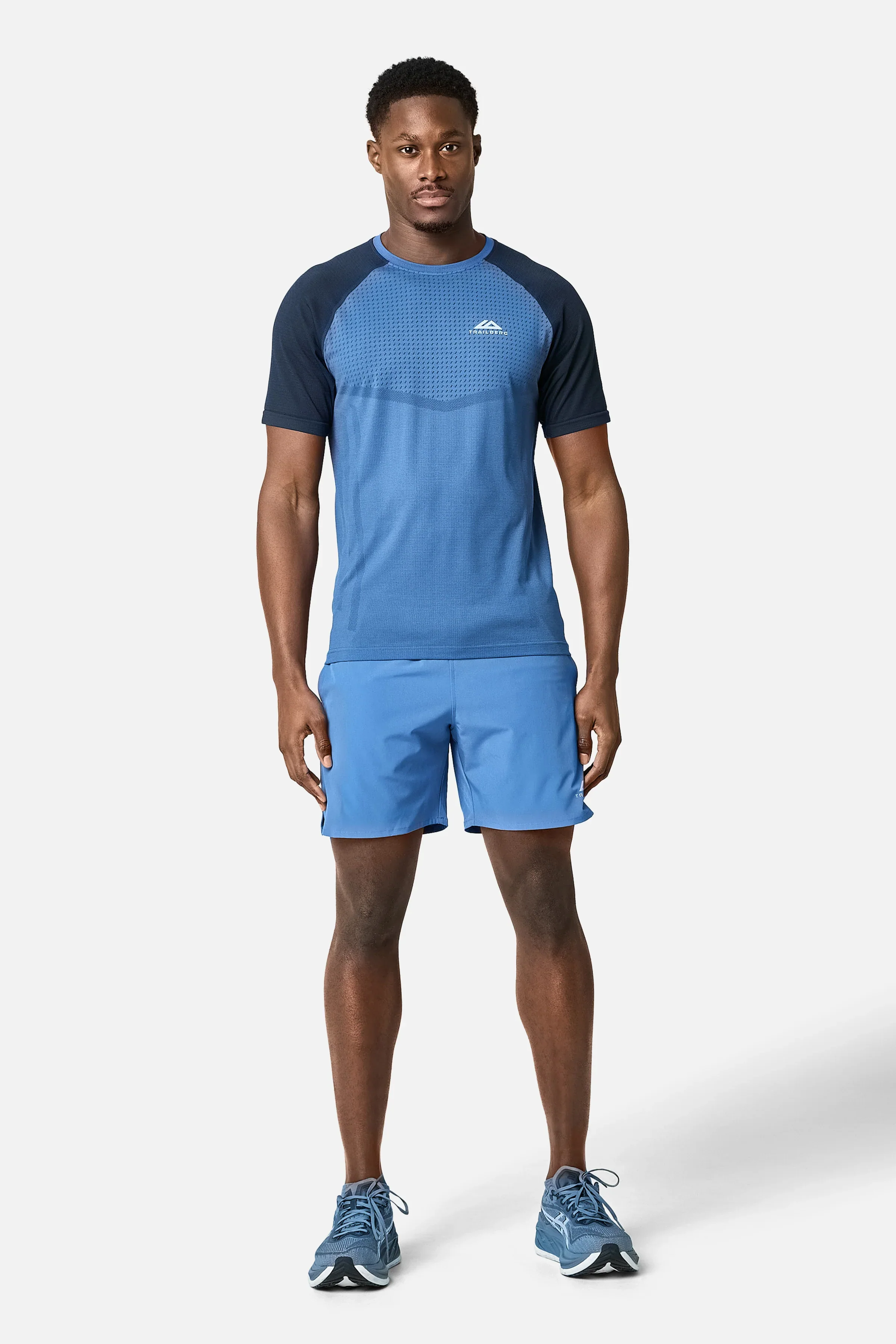 Trailberg Voltage Blue Rapid Dash Seamless Set - T Shirt / Short - Image 2