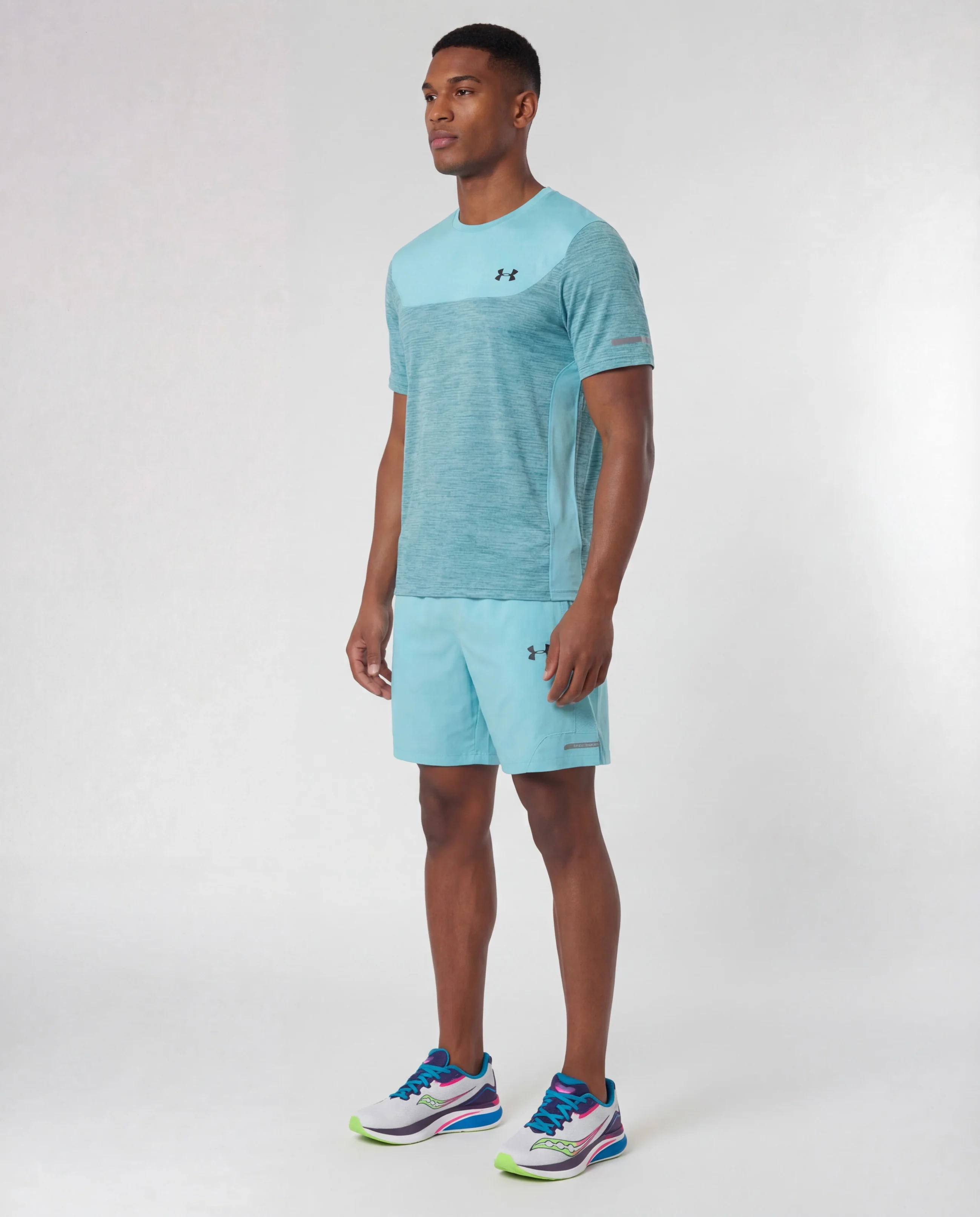 Under Armour Tech Utility T Shirt - Blue Haze - Image 3
