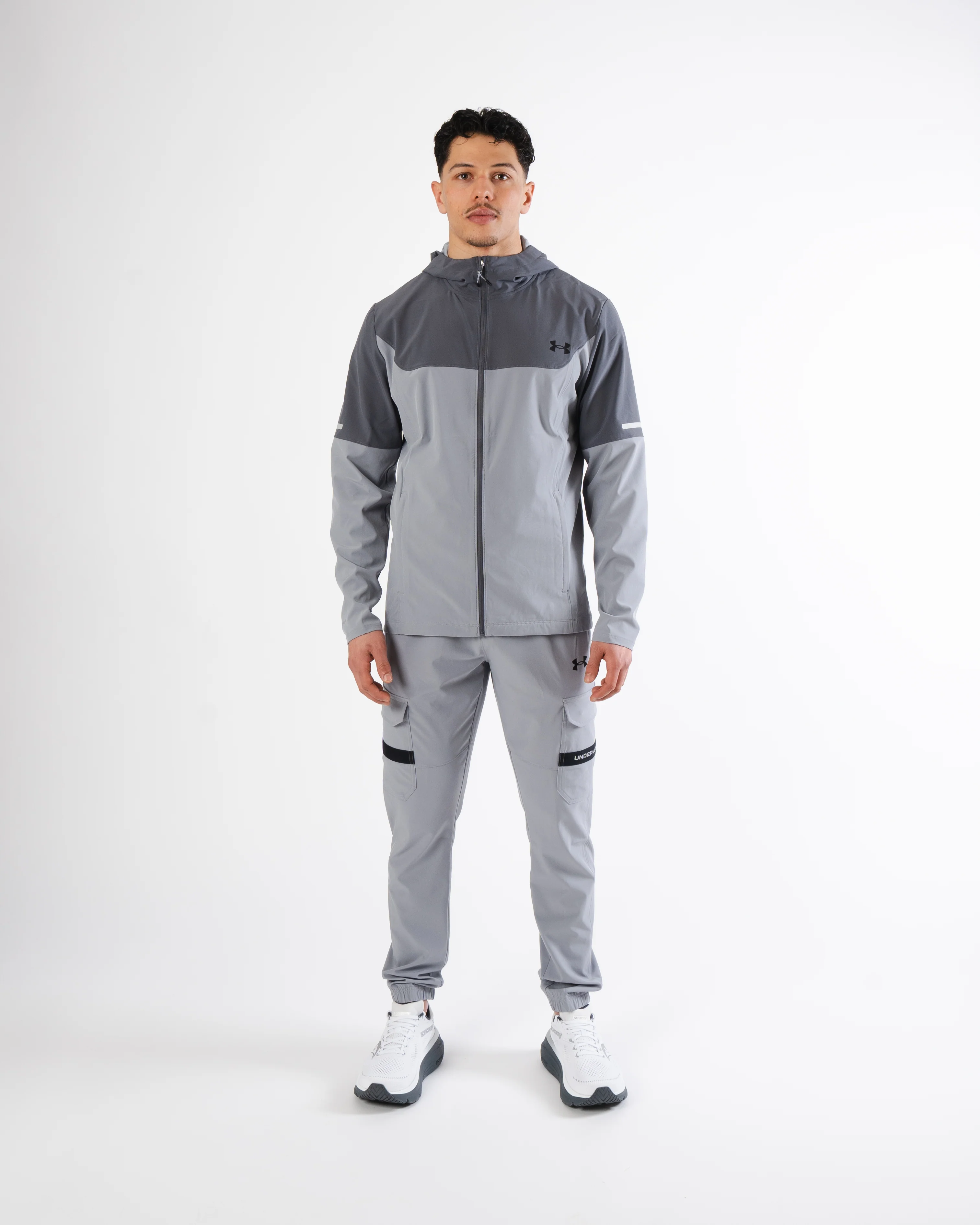 Under Armour Utility Light Grey Tracksuit - Jacket / Pant - Image 2