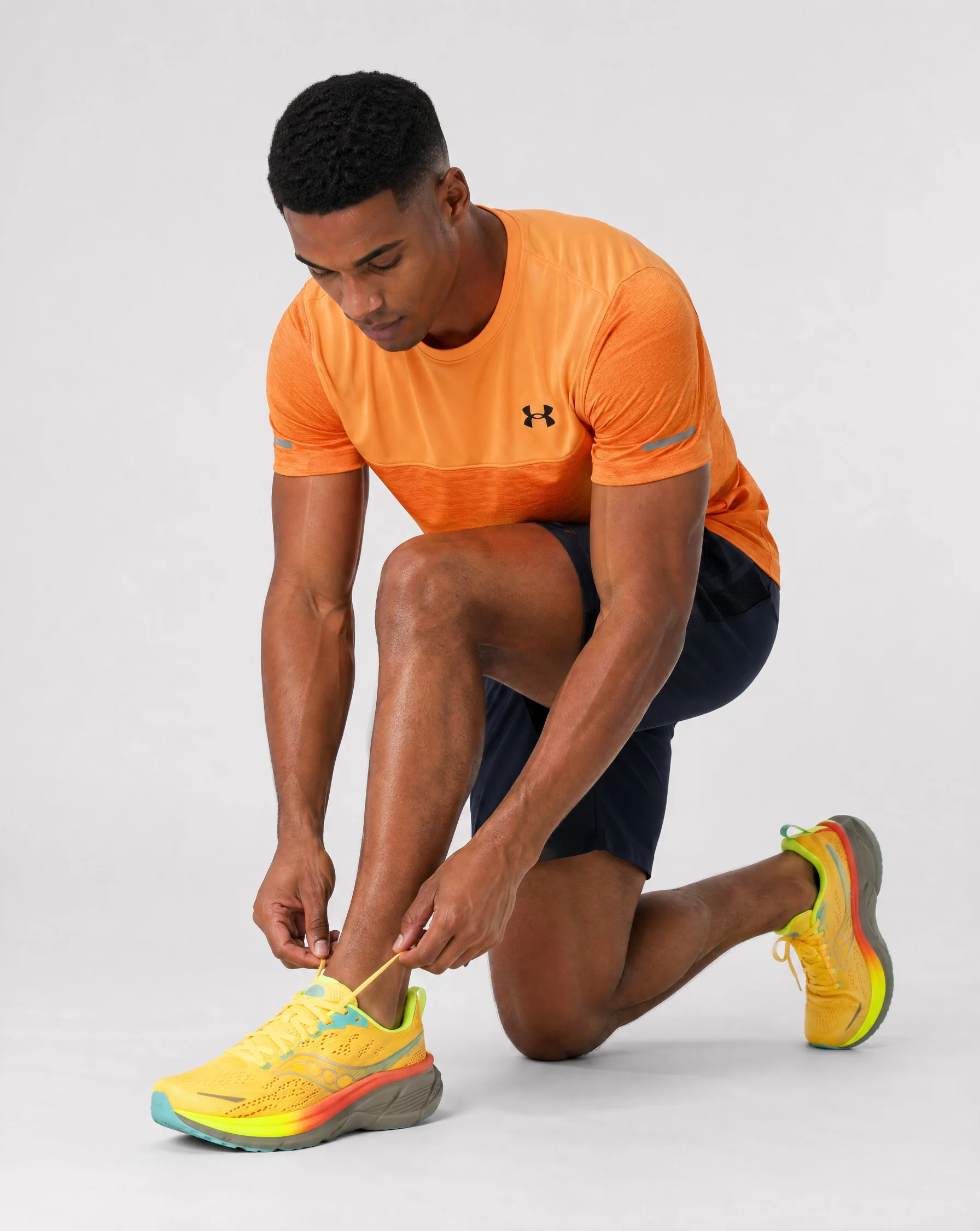 Under Armour Utility Orange Set - T Shirt / Short - Image 2