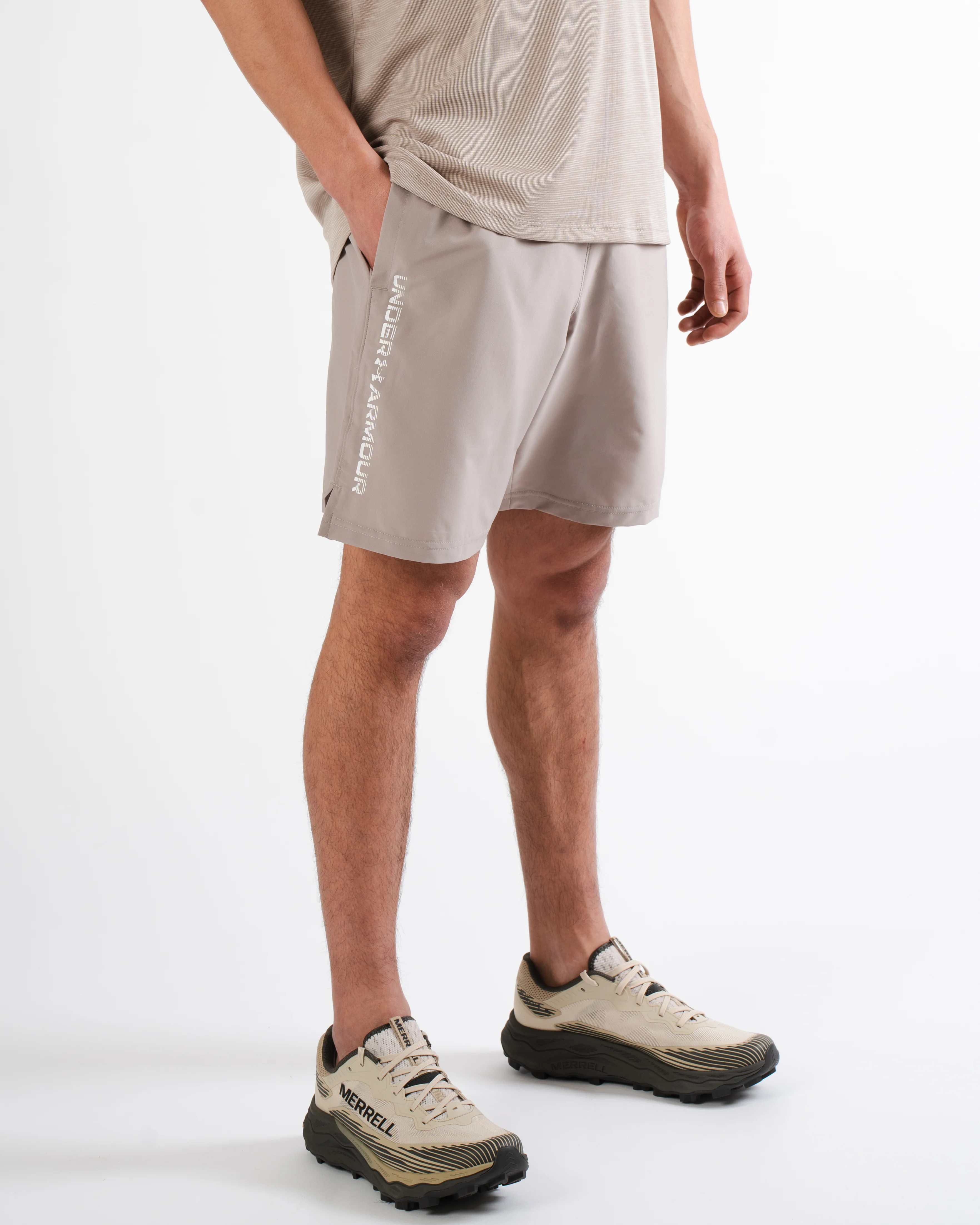 Under Armour Wordmark Short - Brown - Image 2